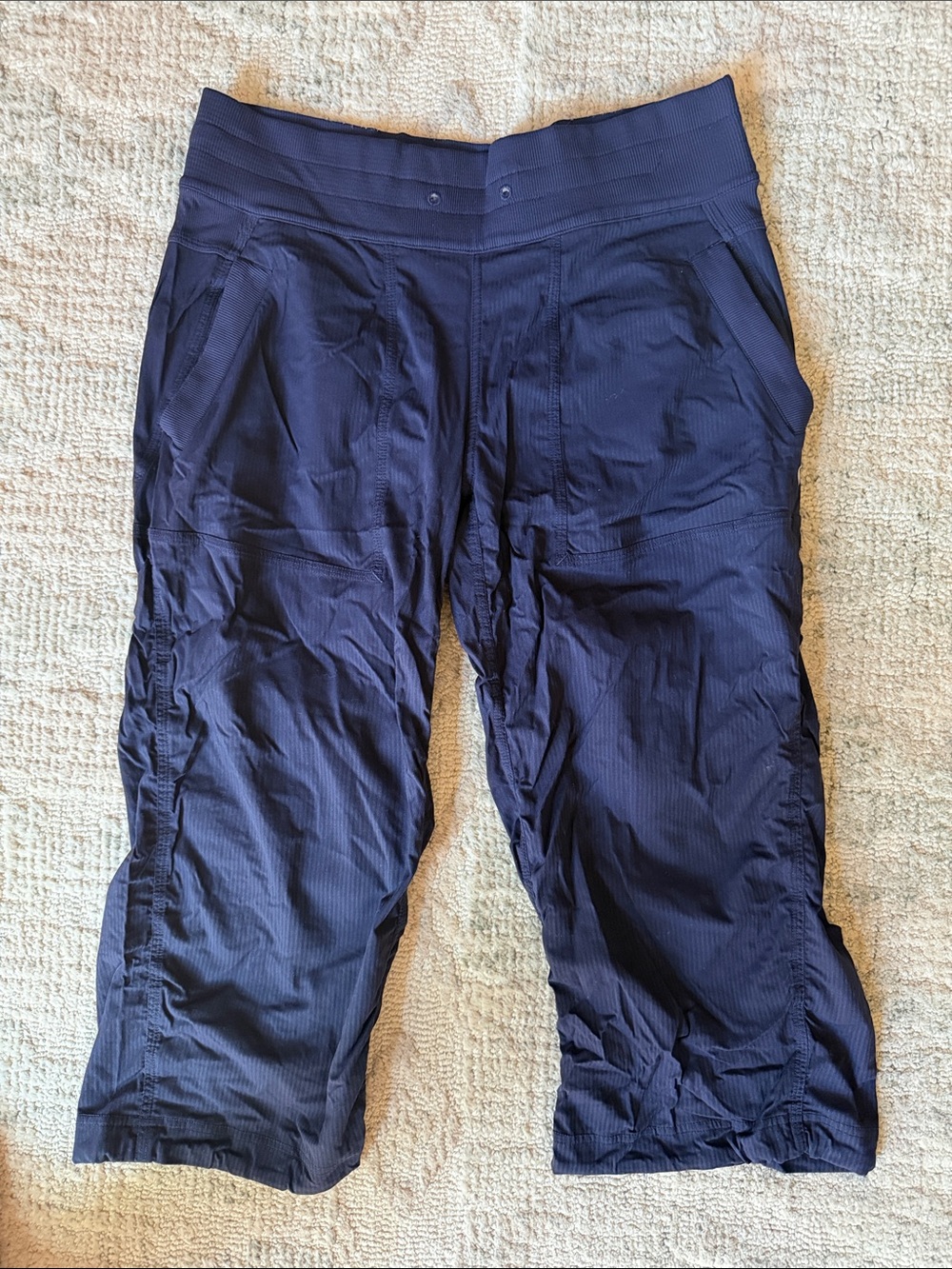 Lululemon navy cropped Dance Studio pants
